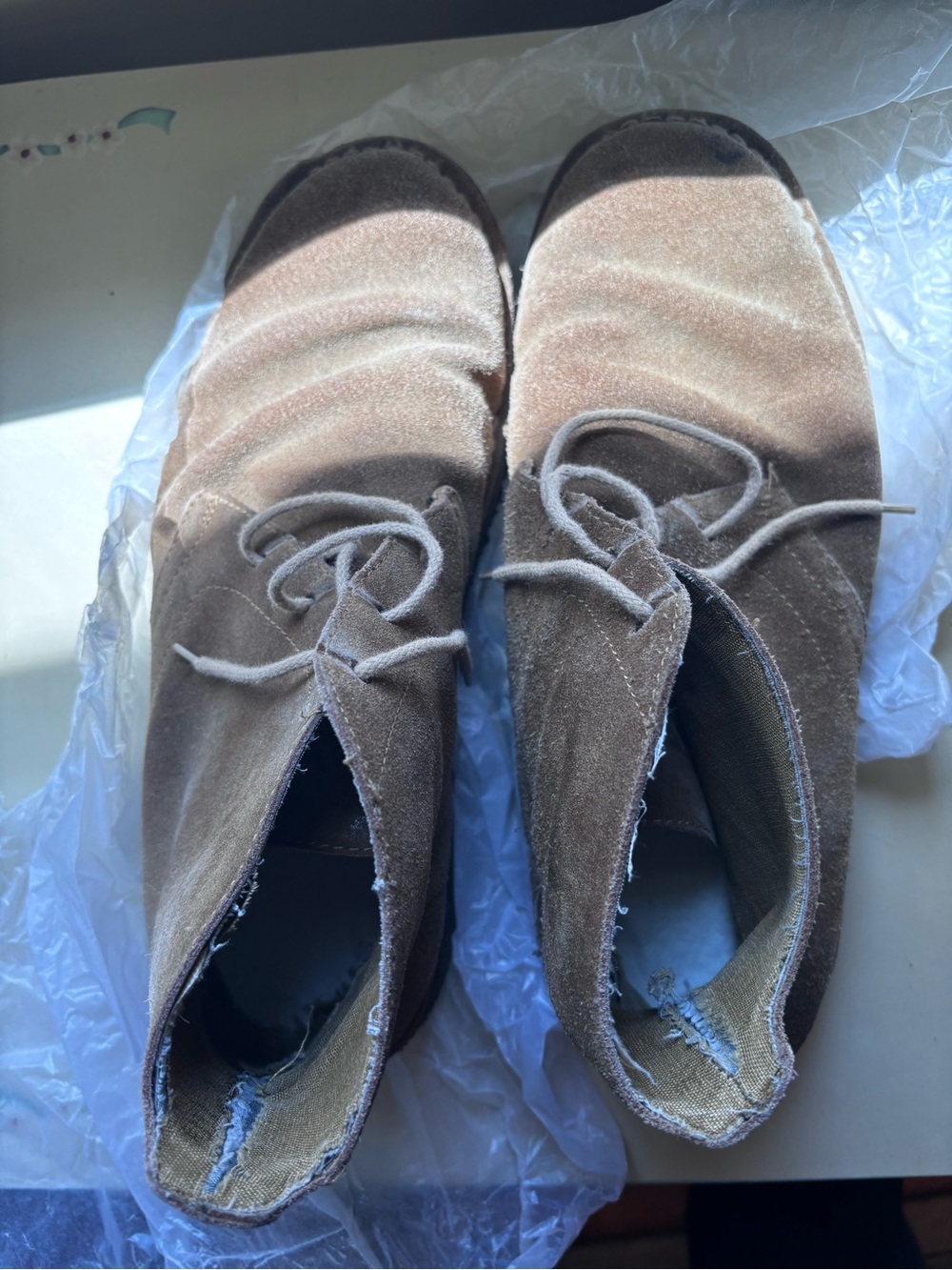 American Eagle Outfitters Brown Suede Lace-Up Boots